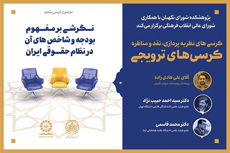 برگزاری کرسی نظریه پردازی نقد و مناظره با موضوع « نگرشی بر مفهوم بودجه و شاخص های آن در نظام حقوقی ایران»