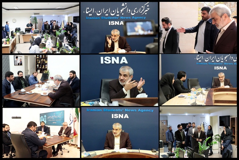 دکتر کدخدایی از خبرگزاری ایسنا بازدید کرد دکتر کدخدایی از خبرگزاری ایسنا بازدید کرد